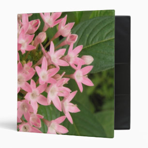 Pretty Pink Tropical Flowers Photograph Album 3 Ring Binder