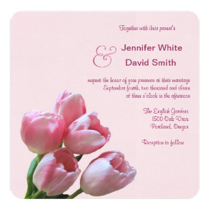 50 off tulip wedding invitations limited time only zazzle tulip wedding invitations