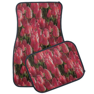 Pretty Pink Tulips Car Floor Mat