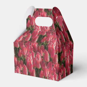 Pretty Pink Tulips Favor Boxes