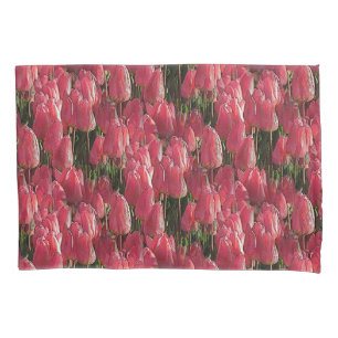 Pretty Pink Tulips Pillow Case