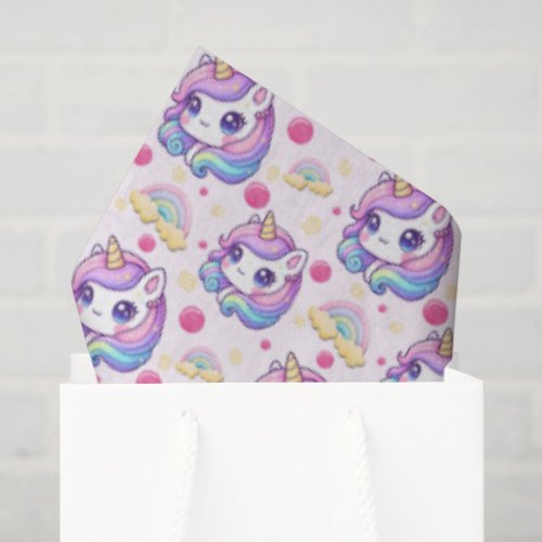 Pretty Pink Unicorns  Tissue Paper