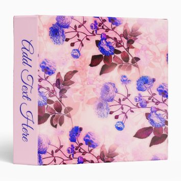 Pretty Pink w/ Purple Floral Print