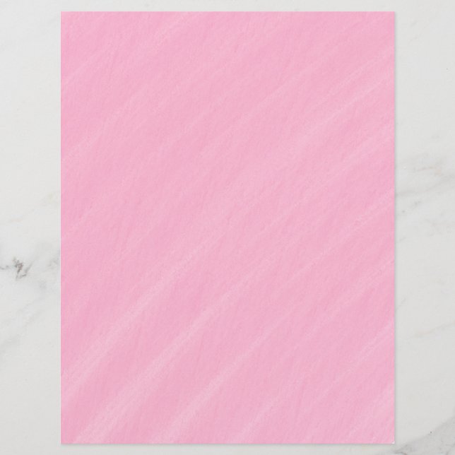 Pretty Pink Watercolor Scrapbooking Paper (Front)