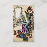Pretty Pinup Beauty Business Card at Zazzle