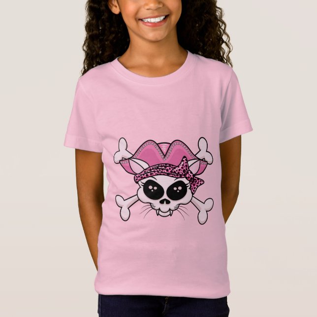 Pretty Pirate Kitty T-Shirt (Front)
