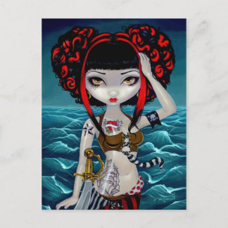 "Pretty Pirate Polly" Postcard