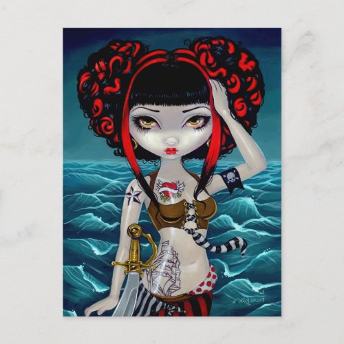 "Pretty Pirate Polly" Postcard
