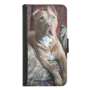 Pretty Pit Bull Samsung Galaxy S5 Wallet Case
