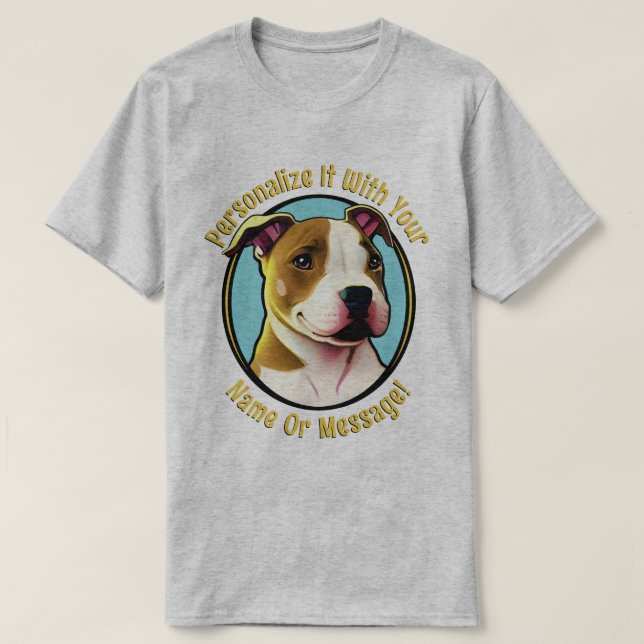 Pretty Pitbull T-Shirt (Design Front)