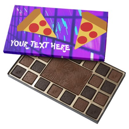 Pretty Pizza 45 Piece Box Of Chocolates