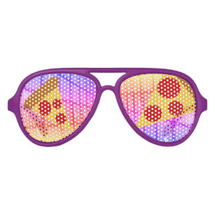 Pretty Pizza Aviator Sunglasses