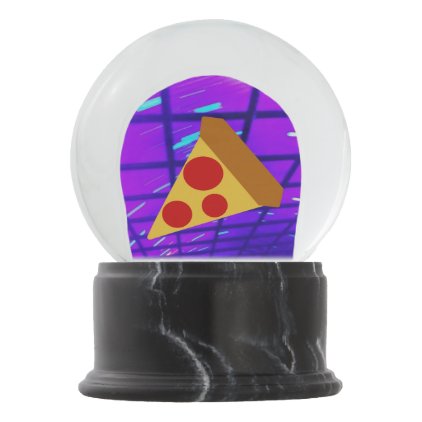 Pretty Pizza Snow Globe