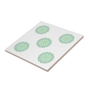 Pretty Plant Of The Ocean With Curvy Tentacles  Ceramic Tile
