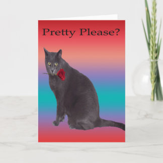 Pretty Please Holiday Card