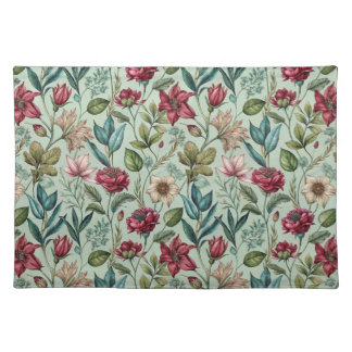 Pretty Poison Petals Cloth Placemat