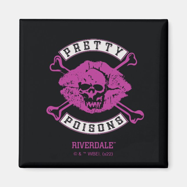Pretty Poisons Logo Magnet (Front)