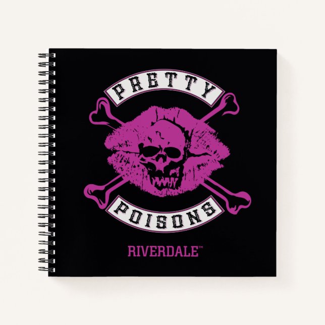 Pretty Poisons Logo Notebook (Front)