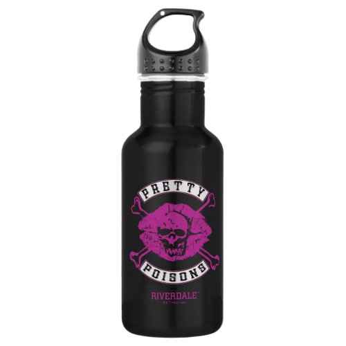 Pretty Poisons Logo Stainless Steel Water Bottle