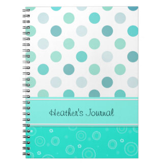 Pretty Polka Dot Notebook