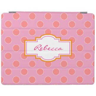 Pretty Polka Dot Personalized iPad Cover