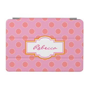 Pretty Polka Dot Personalized iPad Mini Cover