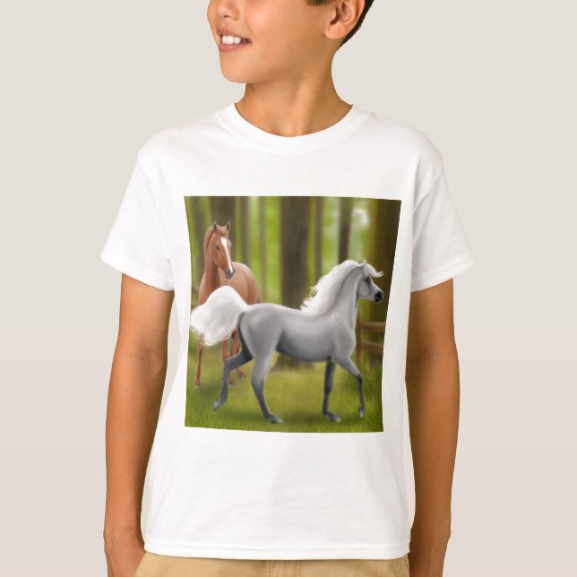 Pretty Pony Kids T-Shirt (Front)