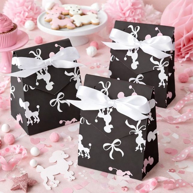 Pretty Poodle Paradise Favor Boxes (Creator Uploaded)