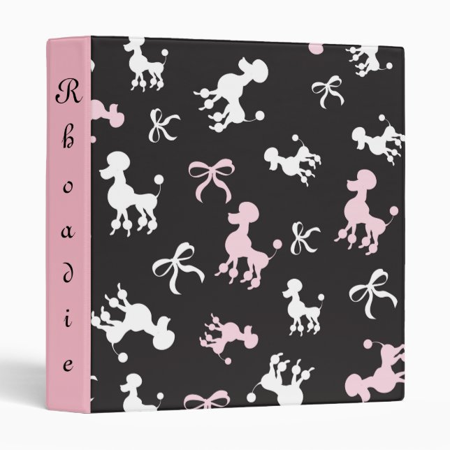 Pretty Poodles Binder (Front/Spine)