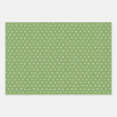 Pretty Poppies Mixed Floral Pattern & Polka Dots Wrapping Paper Sheets (Front 3)