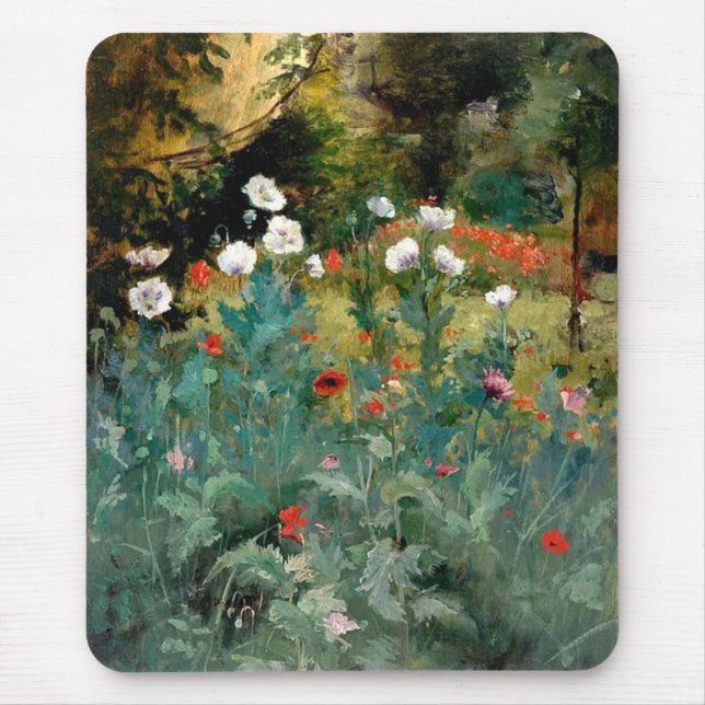 Pretty Poppies Mouse Pad (Front)