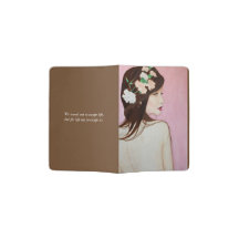 Pretty Portrait Passport Holder