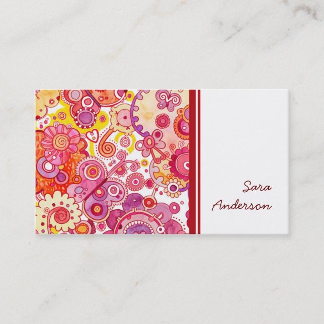 Pretty Posh Business Card (Front)
