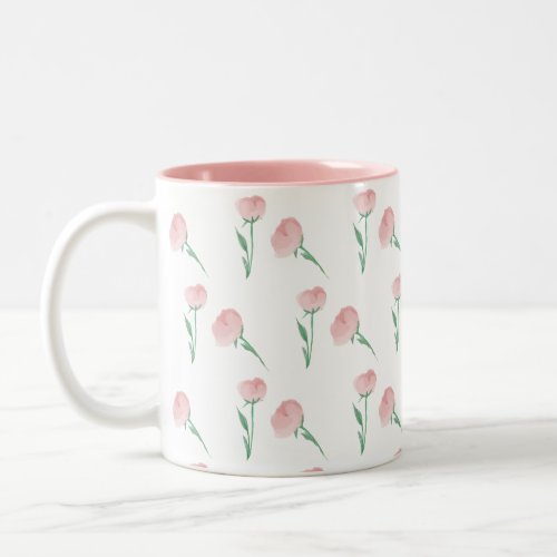 Pretty Preppy Peony Mug Gift for Mom