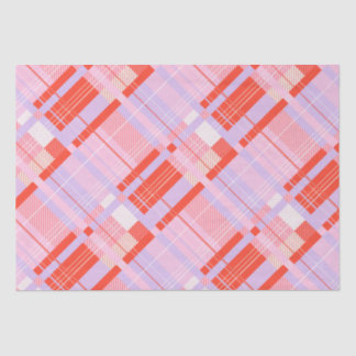 Pretty Preppy Plaid - Pink, Red & Lavender Tissue Paper