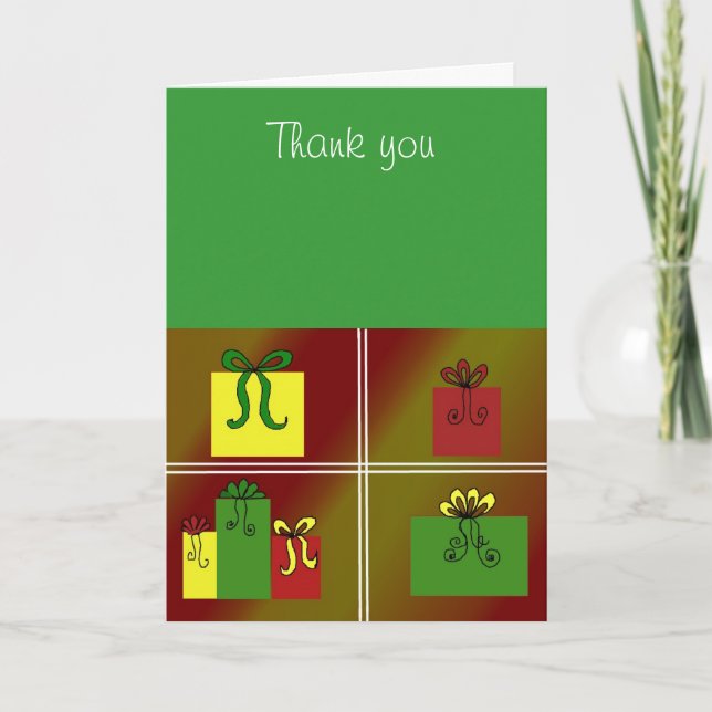 Pretty Presents - Thank You Card (Front)