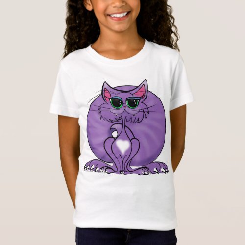 Pretty  Pretty Purple Kitty T_Shirt