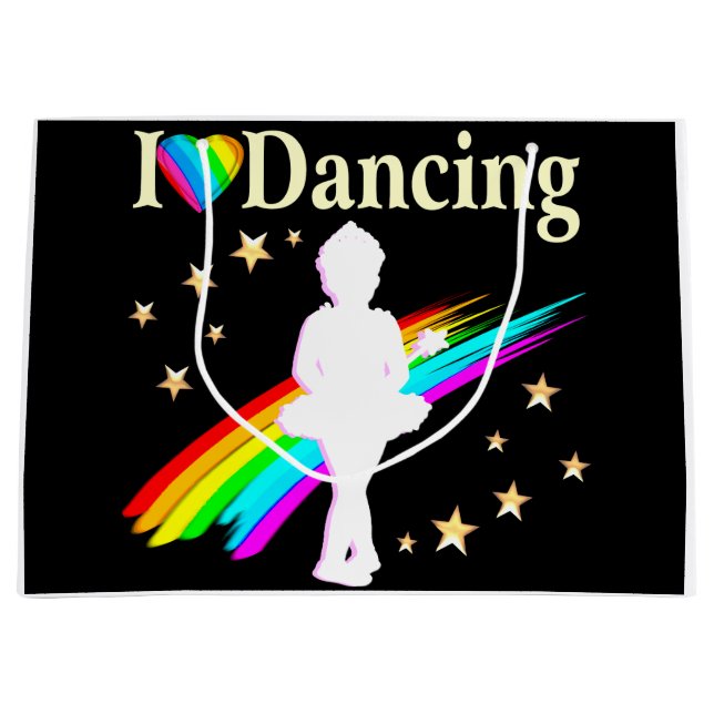 PRETTY PRIMA BALLERINA LARGE GIFT BAG (Front)