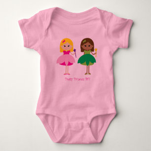 Pretty Princess BFF (Best Friends Forever) Baby Bodysuit