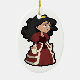 PRETTY PRINCESS CERAMIC ORNAMENT