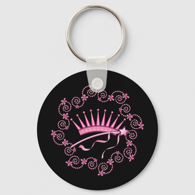 Pretty Princess Crown Keychain (Front)