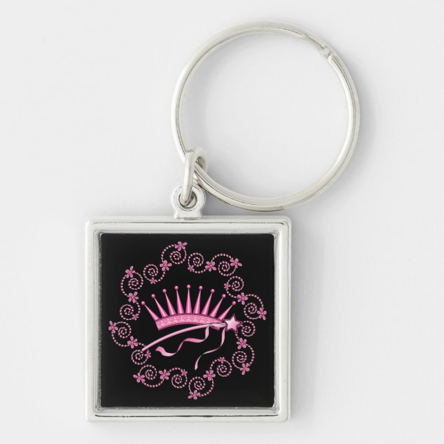 Pretty Princess Crown Keychain (Front)