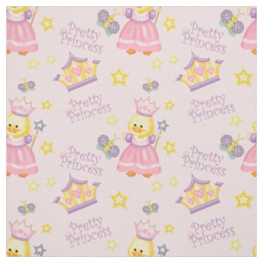 Pretty Princess Duckling Fabric