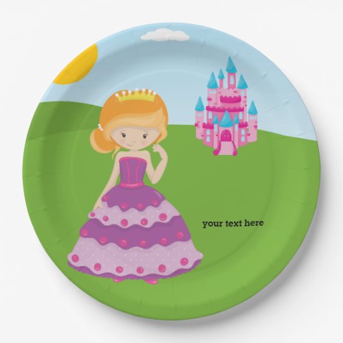 Pretty Princess Paper Plates