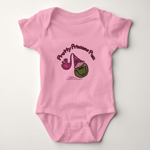 Pretty Princess Pea Baby Bodysuit