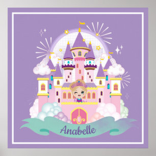 Pretty Princess Personalized Poster