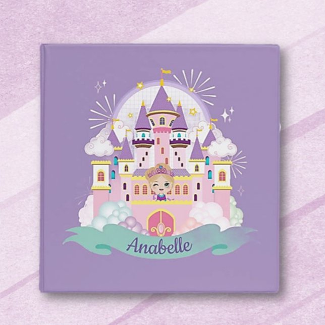 Pretty Princess Personalized School Binder (Creator Uploaded)