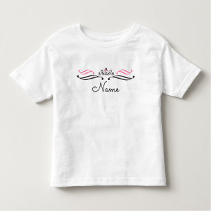Pretty princess personalized t-shirt for toddlers