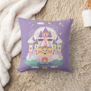 Pretty Princess Personalized  Throw Pillow