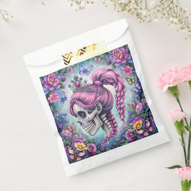 Pretty Princess Skull Favor Bag (Sealed)